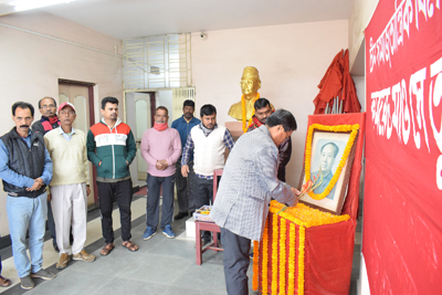 Birth anniversary of Mao Zedong observed at CPIM party headquarters in Agartala on December 26.